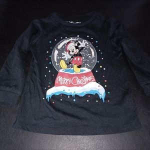 Mickey Mouse Christmas Shirt Size 4T